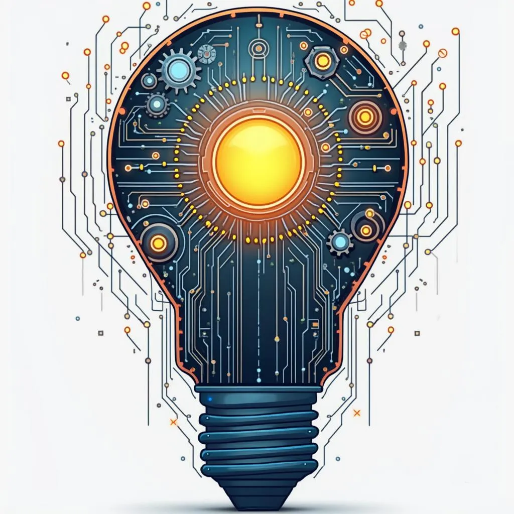 Icono de innovación tecnológica